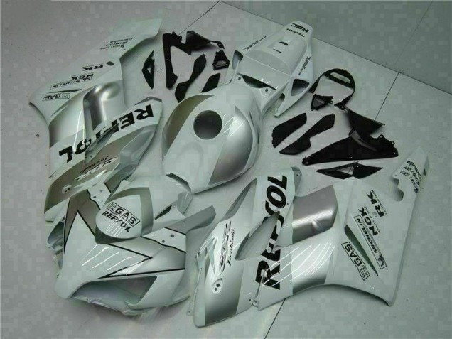 2004-2005 Silver White Honda CBR1000RR Fairings 2004-2005 Silver White Honda CBR1000RR Fairings