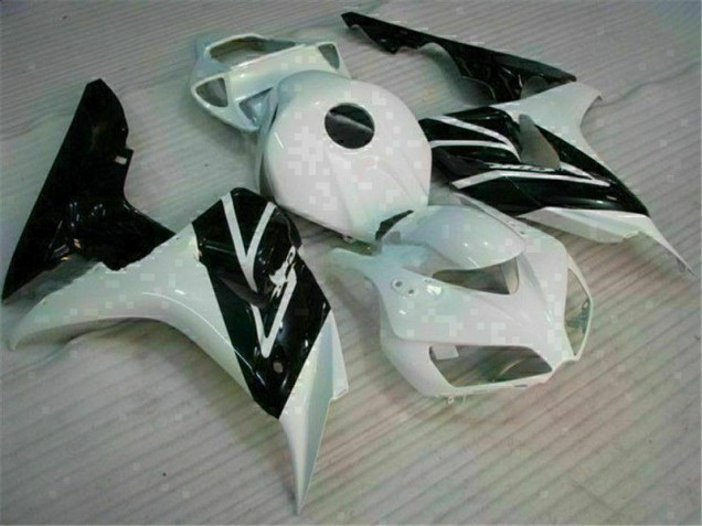 2004-2005 White Black Honda CBR1000RR Complete Fairing Kit 2004-2005 White Black Honda CBR1000RR Complete Fairing Kit