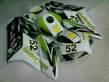 2004-2005 White Green Honda CBR1000RR Fairings