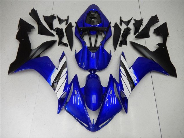2004-2006 Blue White Black Yamaha YZF R1 Full Fairing Kit 2004-2006 Blue White Black Yamaha YZF R1 Full Fairing Kit