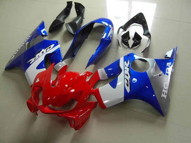 2004-2007 Blue Red White Honda CBR600 F4i Fairings 2004-2007 Blue Red White Honda CBR600 F4i Fairings