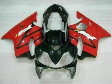 2004-2007 Red Black Honda CBR600 F4i Plastics Fairings