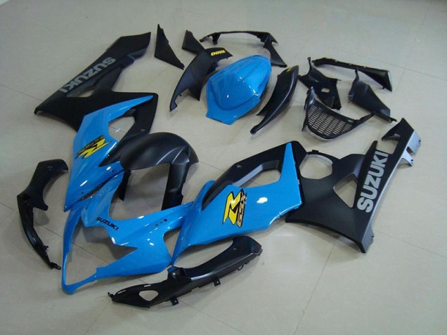 2005-2006 Blue and Matte Black Suzuki GSXR 1000 Fairings 2005-2006 Blue and Matte Black Suzuki GSXR 1000 Fairings