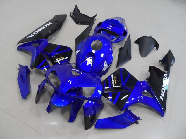 2005-2006 Blue Black Honda CBR600RR Plastics Fairings