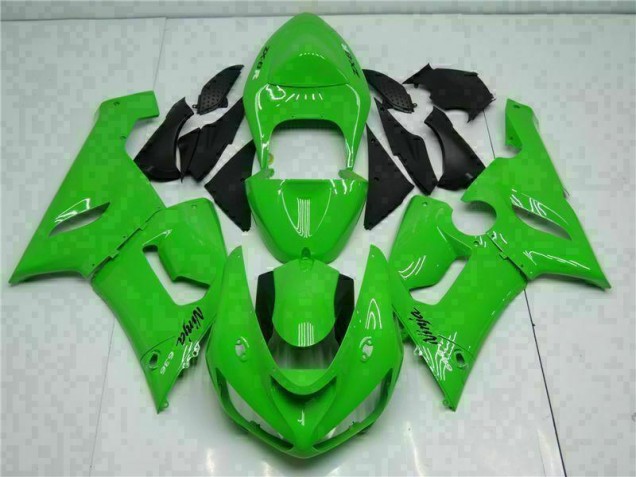 2005-2006 Green Kawasaki Ninja ZX6R Full Fairing Kits 2005-2006 Green Kawasaki Ninja ZX6R Full Fairing Kits