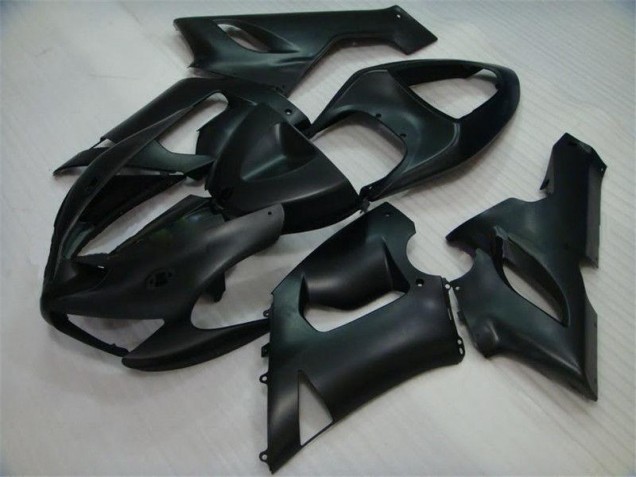 2005-2006 Matte Black Kawasaki Ninja ZX6R Fairings 2005-2006 Matte Black Kawasaki Ninja ZX6R Fairings