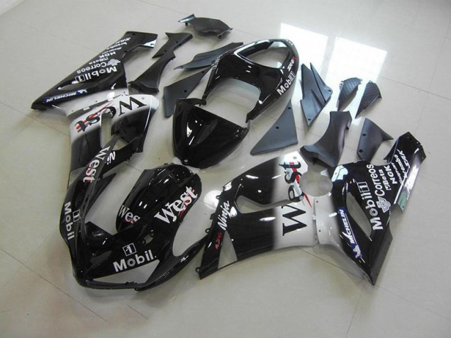 2005-2006 West Kawasaki Ninja ZX6R Fairings 2005-2006 West Kawasaki Ninja ZX6R Fairings