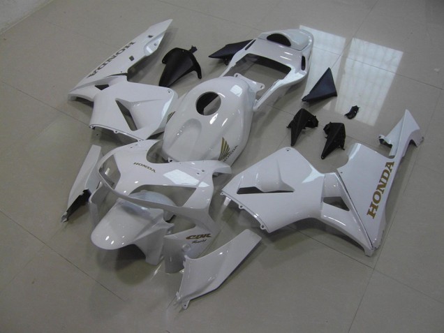 2005-2006 White Honda CBR600RR Fairings 2005-2006 White Honda CBR600RR Fairings
