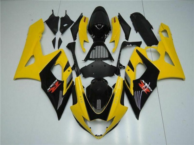 2005-2006 Yellow Suzuki GSXR 1000 Fairings