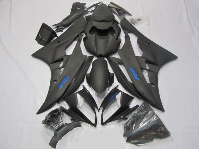 2006-2007 Black Blue Decal Yamaha YZF R6 Fairings 2006-2007 Black Blue Decal Yamaha YZF R6 Fairings