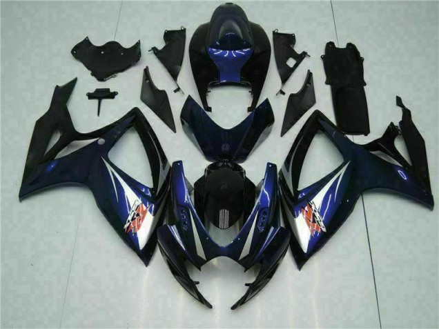 2006-2007 Black Blue Suzuki GSXR 600/750 Fairings 2006-2007 Black Blue Suzuki GSXR 600/750 Fairings