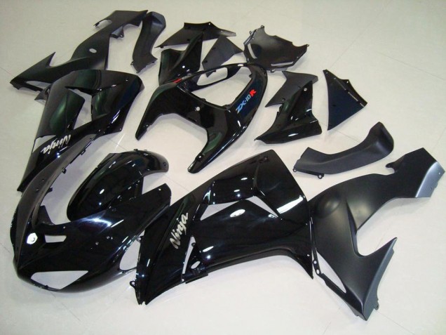 2006-2007 Black Matte Black Kawasaki Ninja ZX10R Fairings 2006-2007 Black Matte Black Kawasaki Ninja ZX10R Fairings