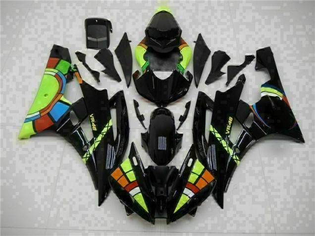 2006-2007 Black Yamaha YZF R6 Fairings & Bodywork 2006-2007 Black Yamaha YZF R6 Fairings & Bodywork