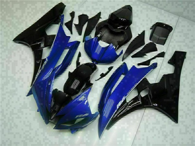 2006-2007 Blue Black Yamaha YZF R6 Abs Fairings 2006-2007 Blue Black Yamaha YZF R6 Abs Fairings