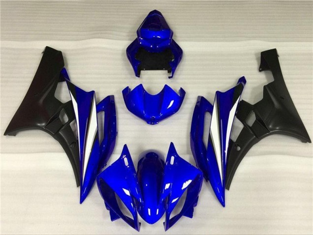 2006-2007 Blue Black Yamaha YZF R6 Full Fairing Kits 2006-2007 Blue Black Yamaha YZF R6 Full Fairing Kits