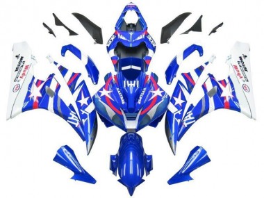 2006-2007 Blue Star Fiat Yamaha YZF R6 Fairings