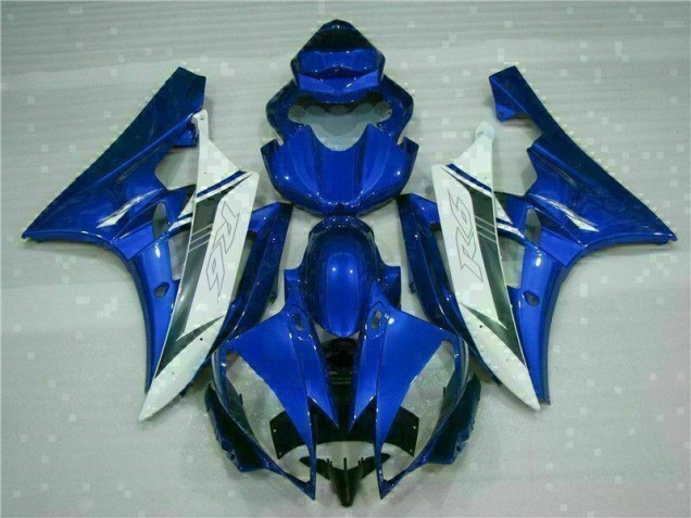 2006-2007 Blue White Yamaha YZF R6 Fairings & Bodywork 2006-2007 Blue White Yamaha YZF R6 Fairings & Bodywork