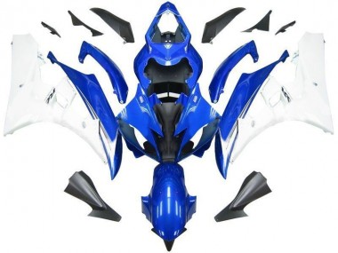 2006-2007 Blue White Yamaha YZF R6 Fairings