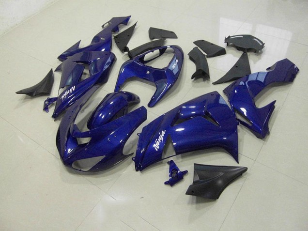 2006-2007 Dark Blue Kawasaki Ninja ZX10R Fairings 2006-2007 Dark Blue Kawasaki Ninja ZX10R Fairings