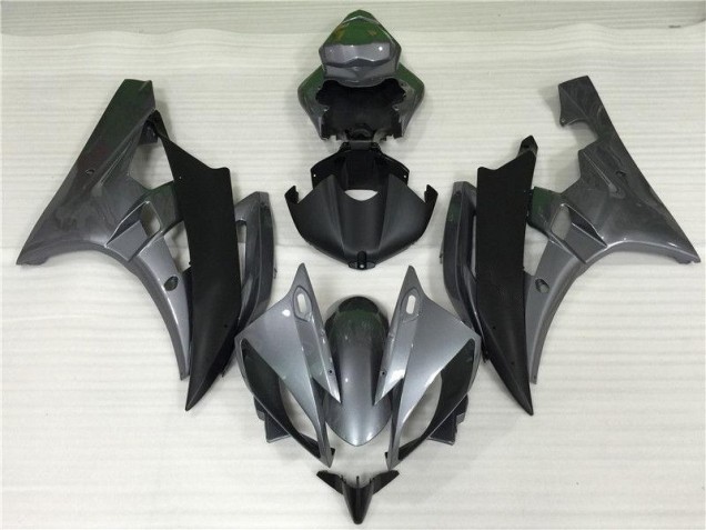 2006-2007 Grey Black Yamaha YZF R6 Fairing Kit & Bodywork 2006-2007 Grey Black Yamaha YZF R6 Fairing Kit & Bodywork