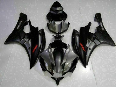 2006-2007 Grey Black Yamaha YZF R6 Fairings