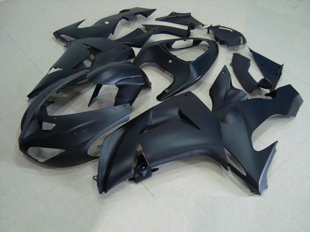 2006-2007 Matte Black Kawasaki Ninja ZX10R Fairings 2006-2007 Matte Black Kawasaki Ninja ZX10R Fairings