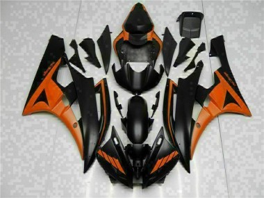 2006-2007 Orange Black Yamaha YZF R6 Fairings & Bodywork
