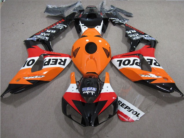2006-2007 Orange Repsol Honda CBR1000RR Fairings