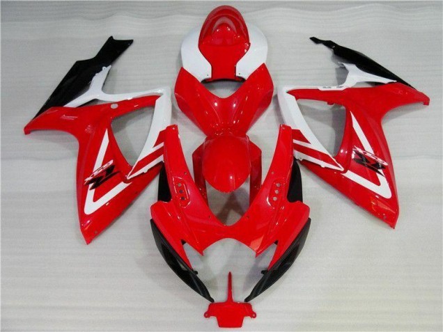 2006-2007 Red White Suzuki GSXR 600/750 Fairings & Bodywork 2006-2007 Red White Suzuki GSXR 600/750 Fairings & Bodywork