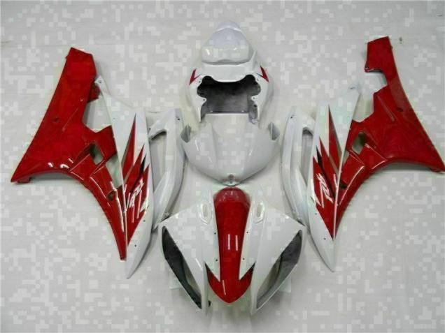 2006-2007 Red White Yamaha YZF R6 Fairing Kit & Bodywork 2006-2007 Red White Yamaha YZF R6 Fairing Kit & Bodywork