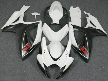 2006-2007 White Suzuki GSXR 600/750 Fairings