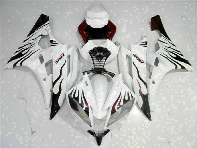 2006-2007 White Yamaha YZF R6 Fairings 2006-2007 White Yamaha YZF R6 Fairings
