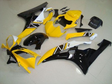 2006-2007 Yellow Yamaha YZF R6 Abs Fairings