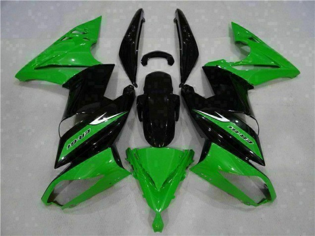 2006-2008 Green Black Kawasaki Ninja EX650 Fairings & Bodywork 2006-2008 Green Black Kawasaki Ninja EX650 Fairings & Bodywork