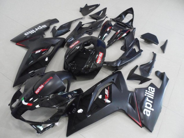 2006-2011 Black and Matte Black Aprilia RS125 Fairings 2006-2011 Black and Matte Black Aprilia RS125 Fairings