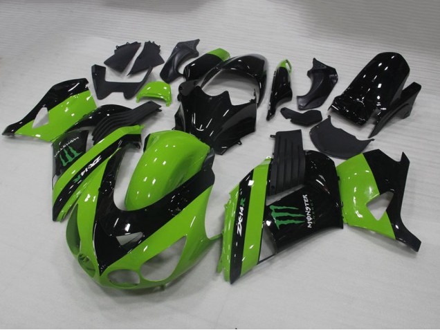2006-2011 Green Monster Kawasaki Ninja ZX14R Fairings 2006-2011 Green Monster Kawasaki Ninja ZX14R Fairings