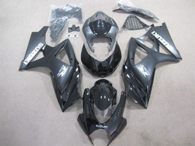 2007-2008 Black Suzuki GSXR1000 Fairings
