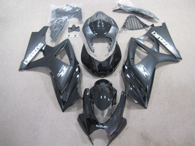 2007-2008 Black Suzuki GSXR1000 Fairings 2007-2008 Black Suzuki GSXR1000 Fairings