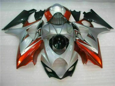 2007-2008 Brown Silver Suzuki GSXR 1000 Fairings