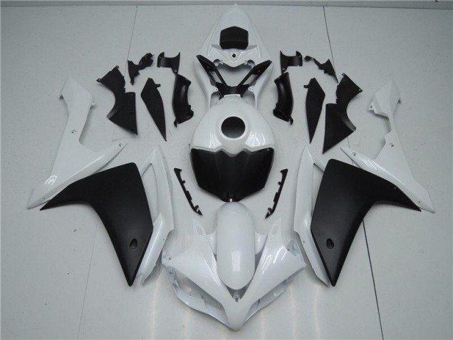 2007-2008 White Black Yamaha YZF R1 Fairings 2007-2008 White Black Yamaha YZF R1 Fairings
