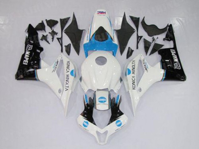 2007-2008 White Blue Black Honda CBR600RR Fairings 2007-2008 White Blue Black Honda CBR600RR Fairings
