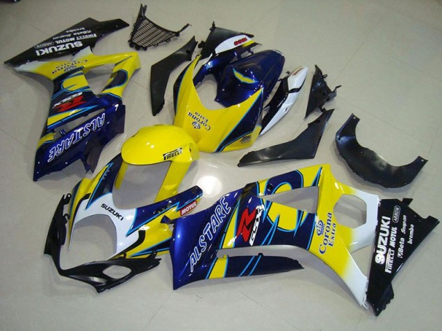 2007-2008 Yellow Corona Suzuki GSXR 1000 Fairings 2007-2008 Yellow Corona Suzuki GSXR 1000 Fairings