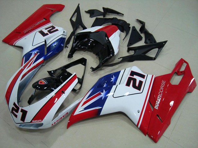 2007-2012 21 Ducati 848 1098 1198 Fairings 2007-2012 21 Ducati 848 1098 1198 Fairings