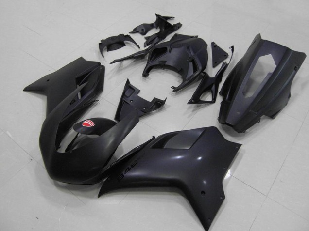 2007-2012 Matte Black Racing Verision Ducati 848 1098 1198 Fairings