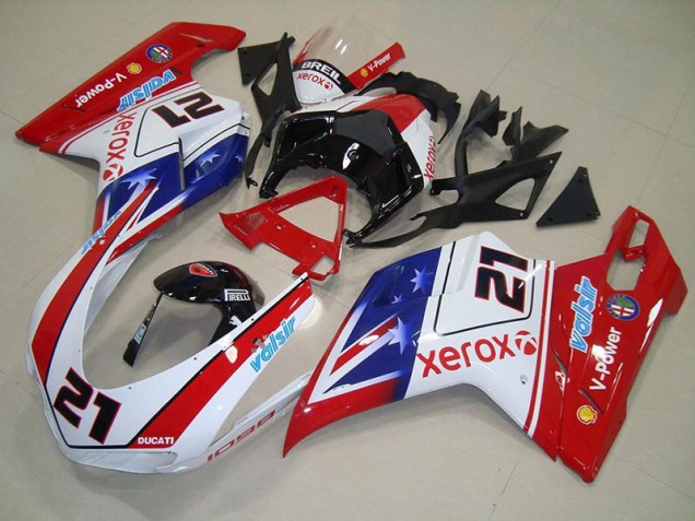 2007-2012 Xerox 21 Ducati 848 1098 1198 Fairings 2007-2012 Xerox 21 Ducati 848 1098 1198 Fairings