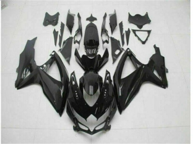 2008-2010 Black Suzuki GSXR 600/750 Fairings & Bodywork 2008-2010 Black Suzuki GSXR 600/750 Fairings & Bodywork