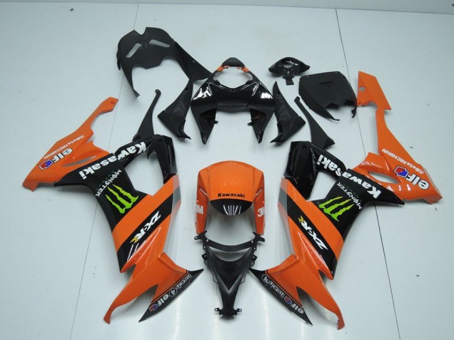 2008-2010 Orange Monster Kawasaki Ninja ZX10R Fairings 2008-2010 Orange Monster Kawasaki Ninja ZX10R Fairings
