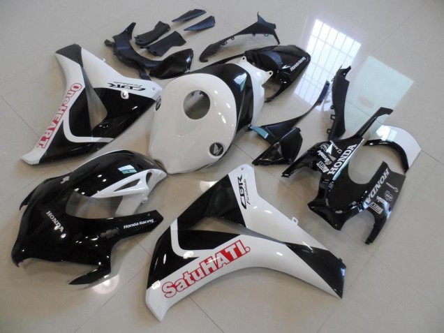 2008-2011 Black White Satuhati Honda CBR1000RR Fairings 2008-2011 Black White Satuhati Honda CBR1000RR Fairings