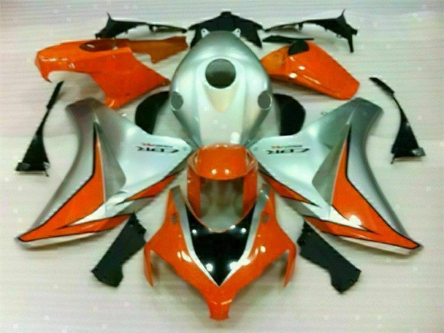 2008-2011 Silver Orange Honda CBR1000RR Fairings 2008-2011 Silver Orange Honda CBR1000RR Fairings
