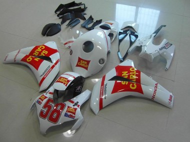 2008-2011 White San Carlo Honda CBR1000RR Fairings